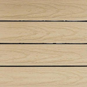 UltraShield Naturale 1 ft. x 1 ft. Quick Deck Outdoor Composite Deck Tile in Japanese Cedar (10 sq. ft. Per Box)