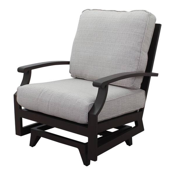 Courtyard Casual Madison Aluminium Frame Fabric Club Chair in Powder Coating Perfomatex Cushions with Beige Cushions