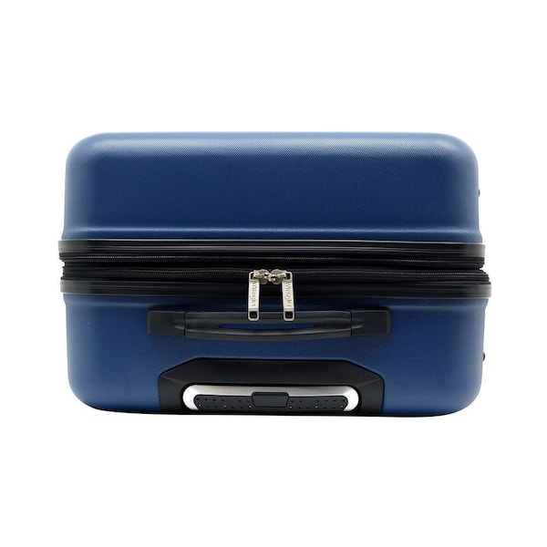 Wrangler 4-Piece Blue Hard Side Verticals Set and 2-Packing Cubes