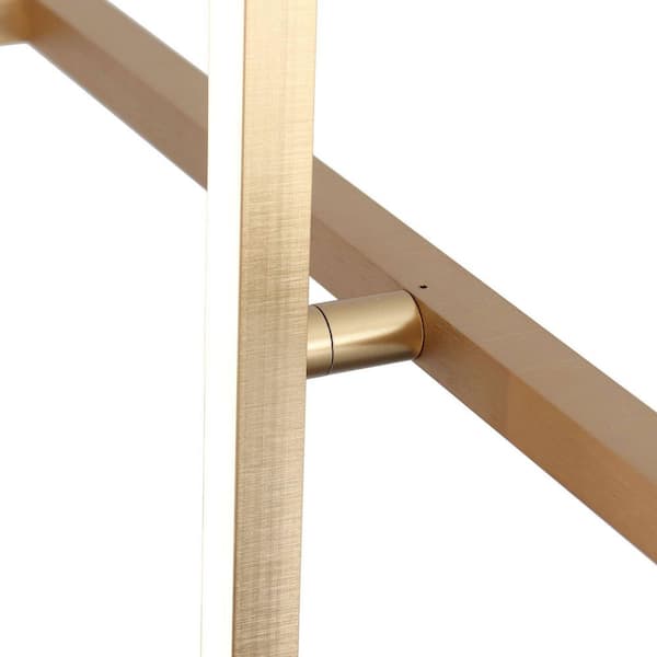 Zevni Mid-Century Modern 46-Watt 3-Light Dimmable Integrated LED