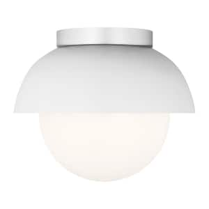 Hyde 8 in. 1-Light Matte White Flush Mount