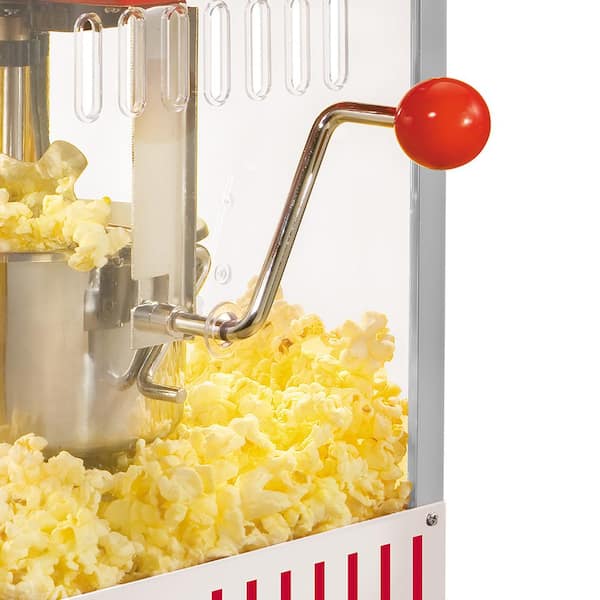 Nostalgia 48 Popcorn Cart 2.5-Ounce, Red/White