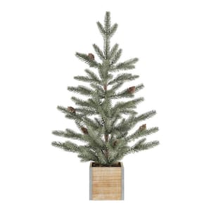 26 in Glittered Fir Tabletop Christmas Tree