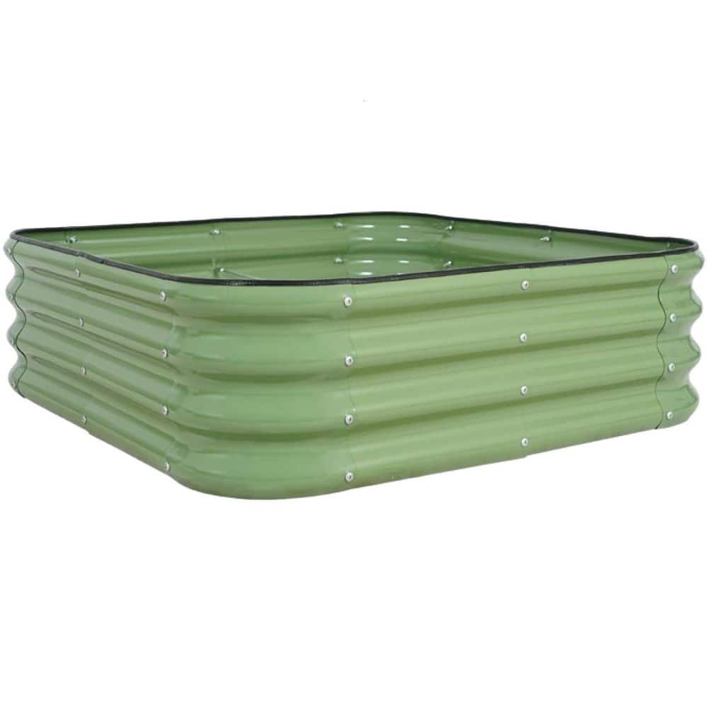 3-in-1 4 in. x 6 in. Green Metal Modular Raised Garden Bed Kit Adjustable Sizes Heavy-Duty Planter Box price history on PriceWatchPro