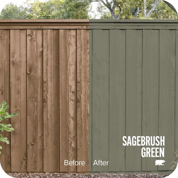 1 gal. #SC-138 Sagebrush Green Solid Color House and Fence Exterior Wood Stain