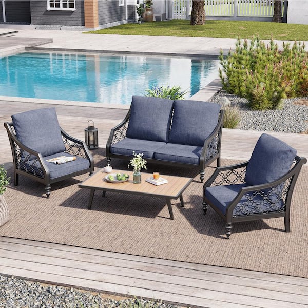 Rocking Chair Adirondack Style Patio Outdoor Chair Cushion For