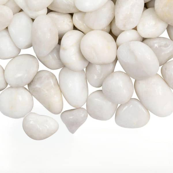 Small Beie Rocks Otryad Garden Stone 0.5 cu. ft. Per bag Medium (1.8-2.6 in.) Beige ...