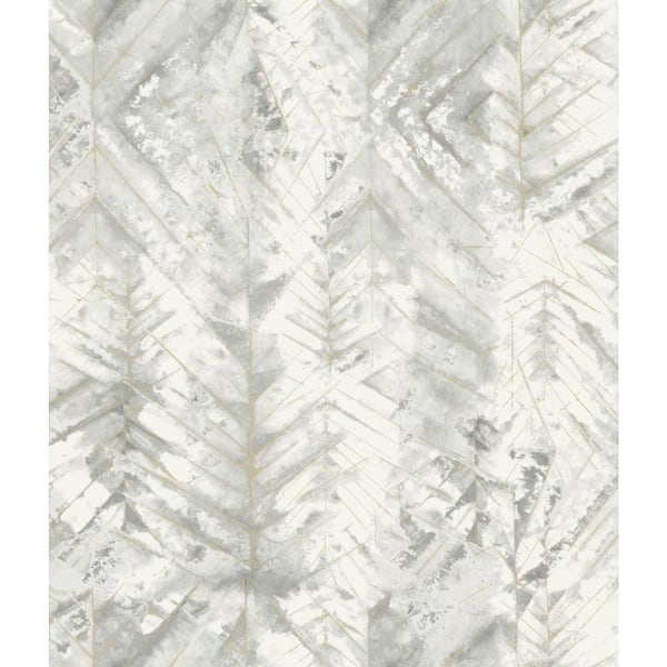 York Wallcoverings Textural Impremere Blue, Grey Paper Strippable Roll (Covers 56 sq. ft.)