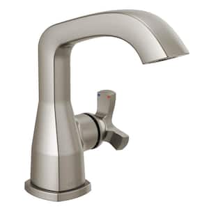 Stryke Single Handle Single Hole Bathroom Faucet in Lumicoat Stainless