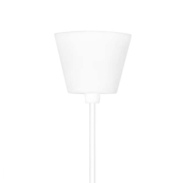 Tadpoles 1-Light White 5 ft. Hanging Socket Pendant