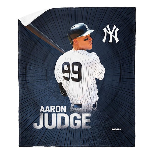THE NORTHWEST GROUP MLB Yankees Aaron Judge Silk Touch Sherpa Multicolor Throw