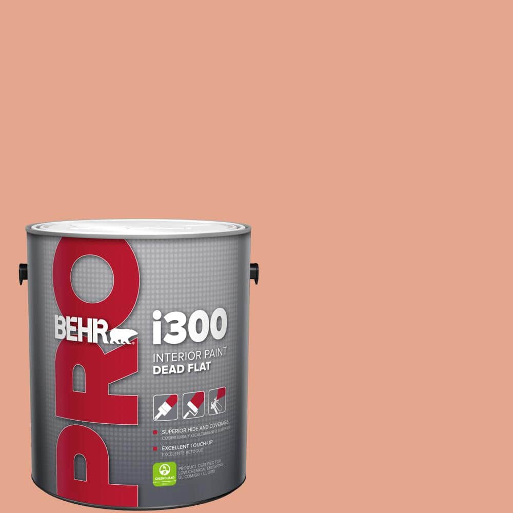 1 gal. #M180-4 Priceless Coral Dead Flat Interior Paint product image for price tracking