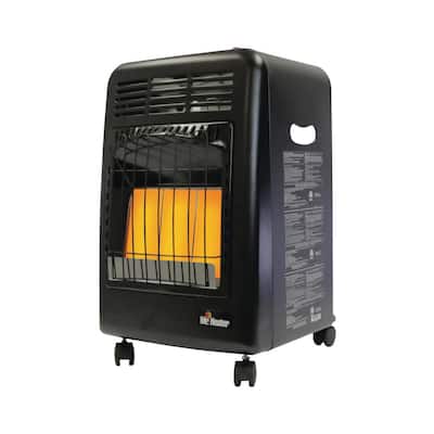 18,000 BTU Radiant Propane Portable Cabinet Space Heater