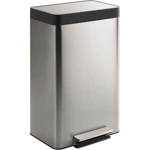 13 Gal. Stainless Steel Step Trash Can