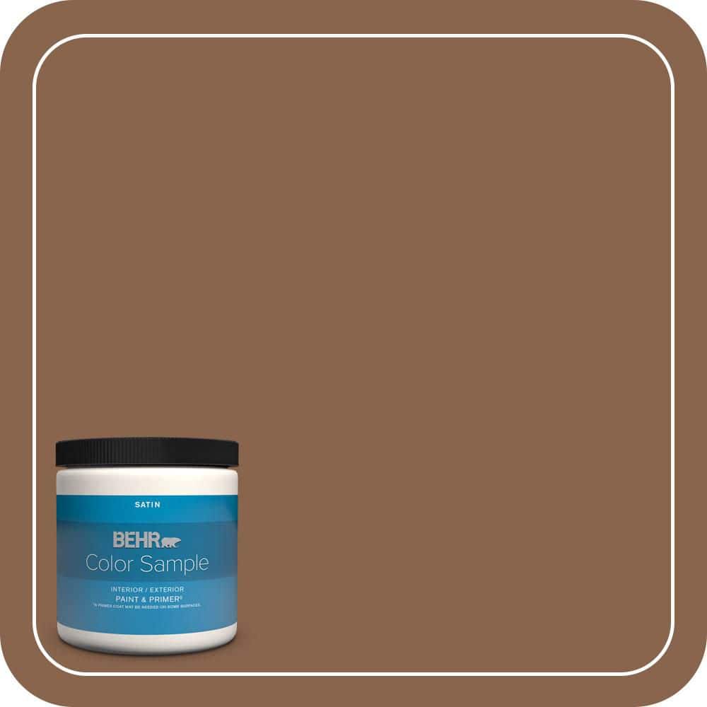 8 oz. #S220-7 Molasses Satin Enamel Interior/Exterior Paint & Primer Color Sample price history on PriceWatchPro