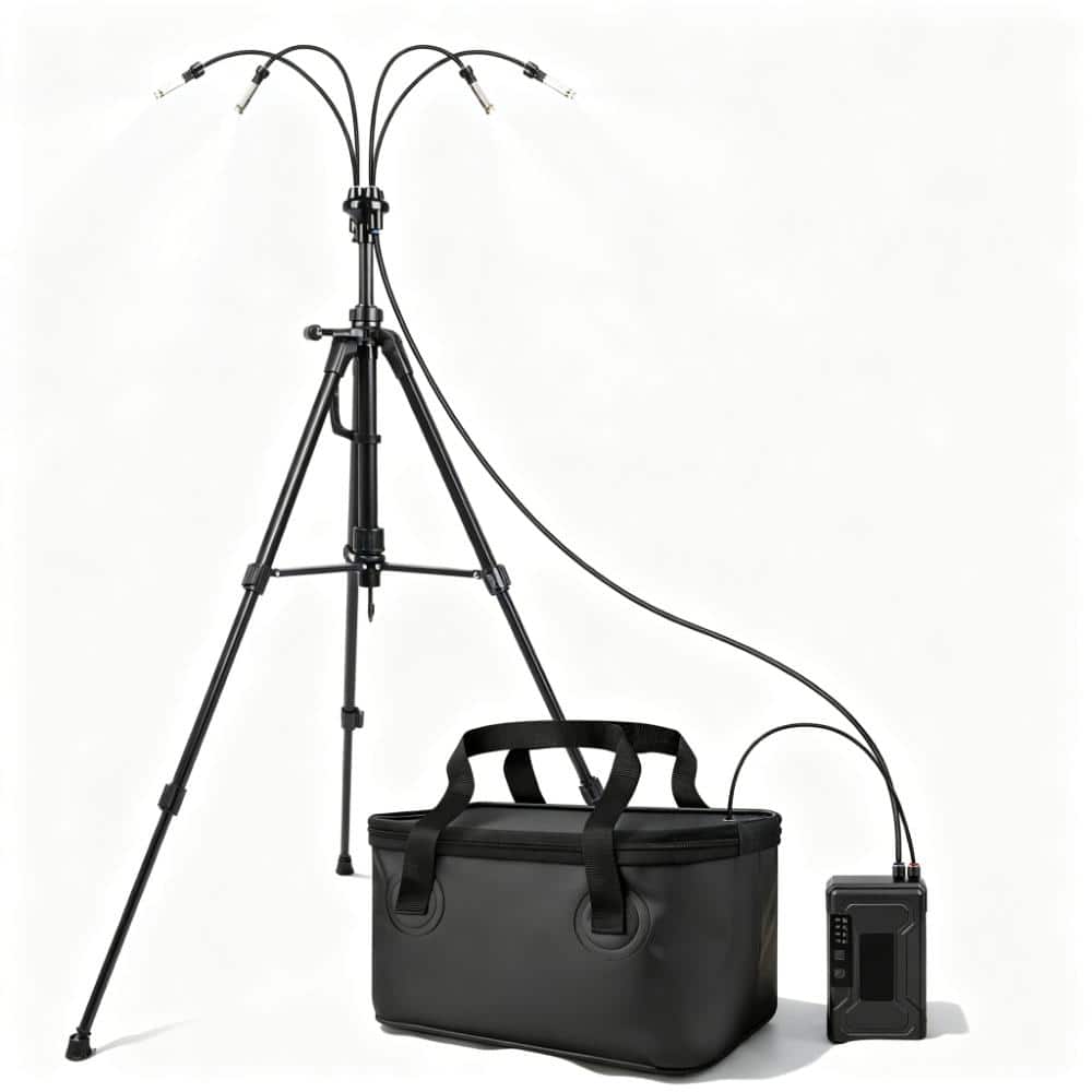 Portable Misting System, Outdoor Cooling Misters with Adjustable Stand, Pump, 20L Bucket price history on PriceWatchPro
