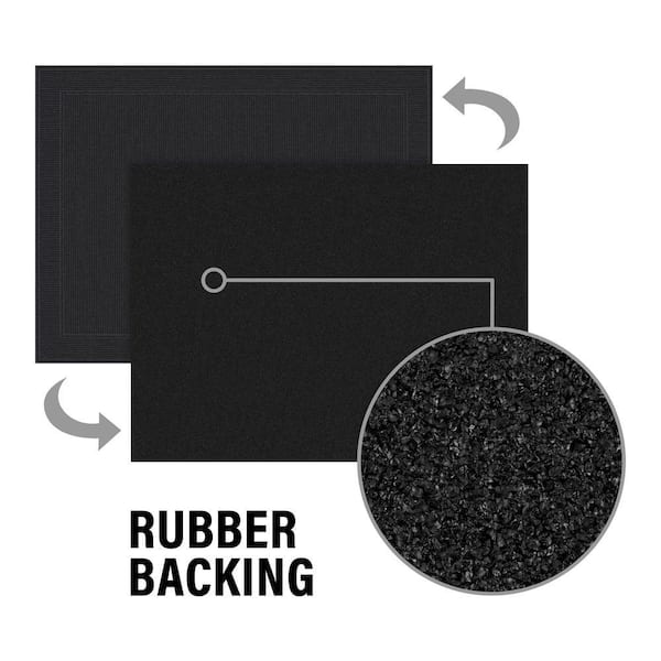TrafficMaster Performance Rib 6 ft x 8 ft Woven Indoor Outdoor Mat