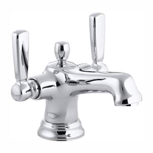 Bancroft 4 in. Centerset 2-Handle Low-Arc Bathroom Faucet in Polished Chrome
