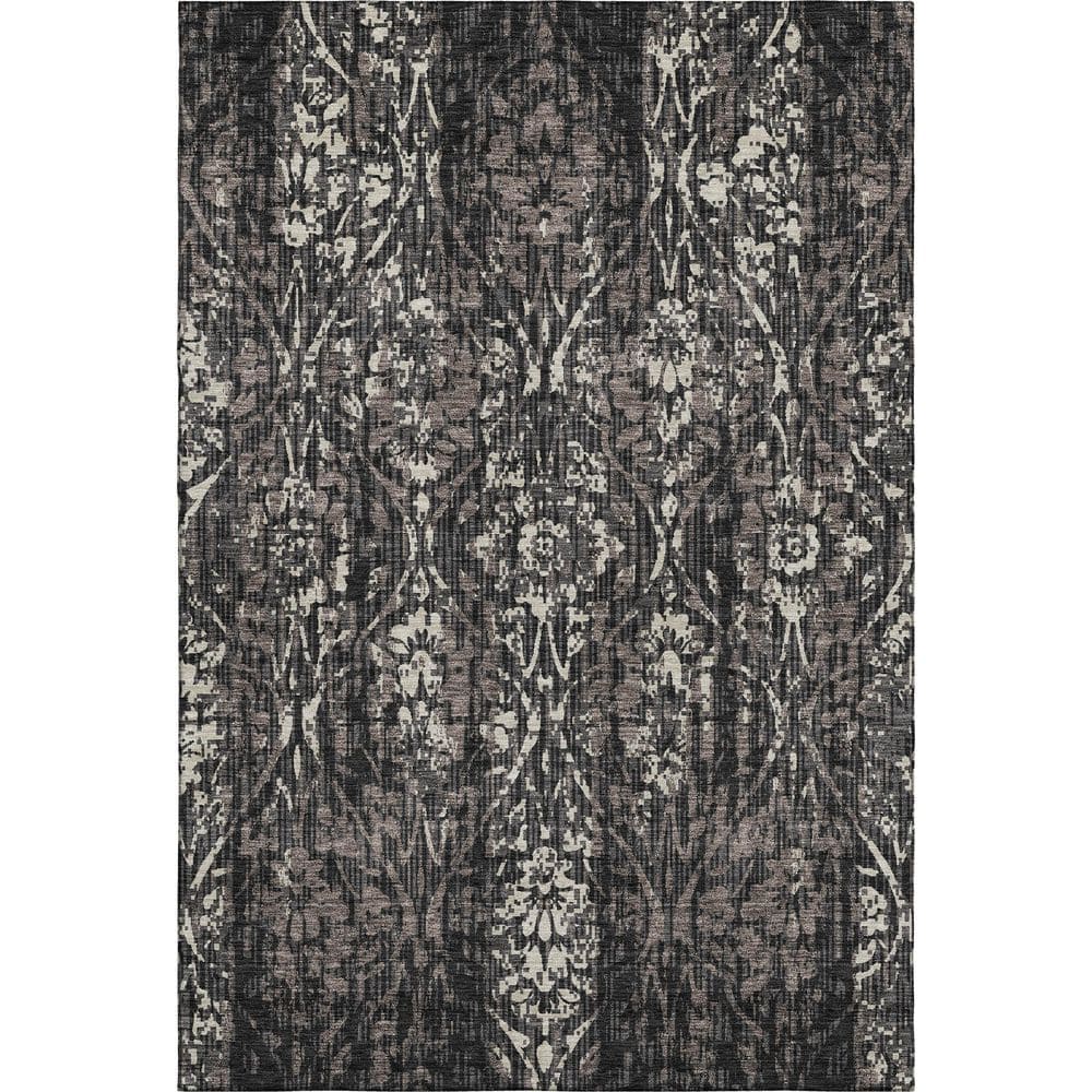 Mayfield Premium Machine Washable Abstract AMF2482 Black 10 ft. x 14 ft. Area Rug price history on PriceWatchPro