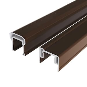 CountrySide 6 ft. x 36 in. Composite Stair Section H-Channel Top Rail, Bottom Rail
