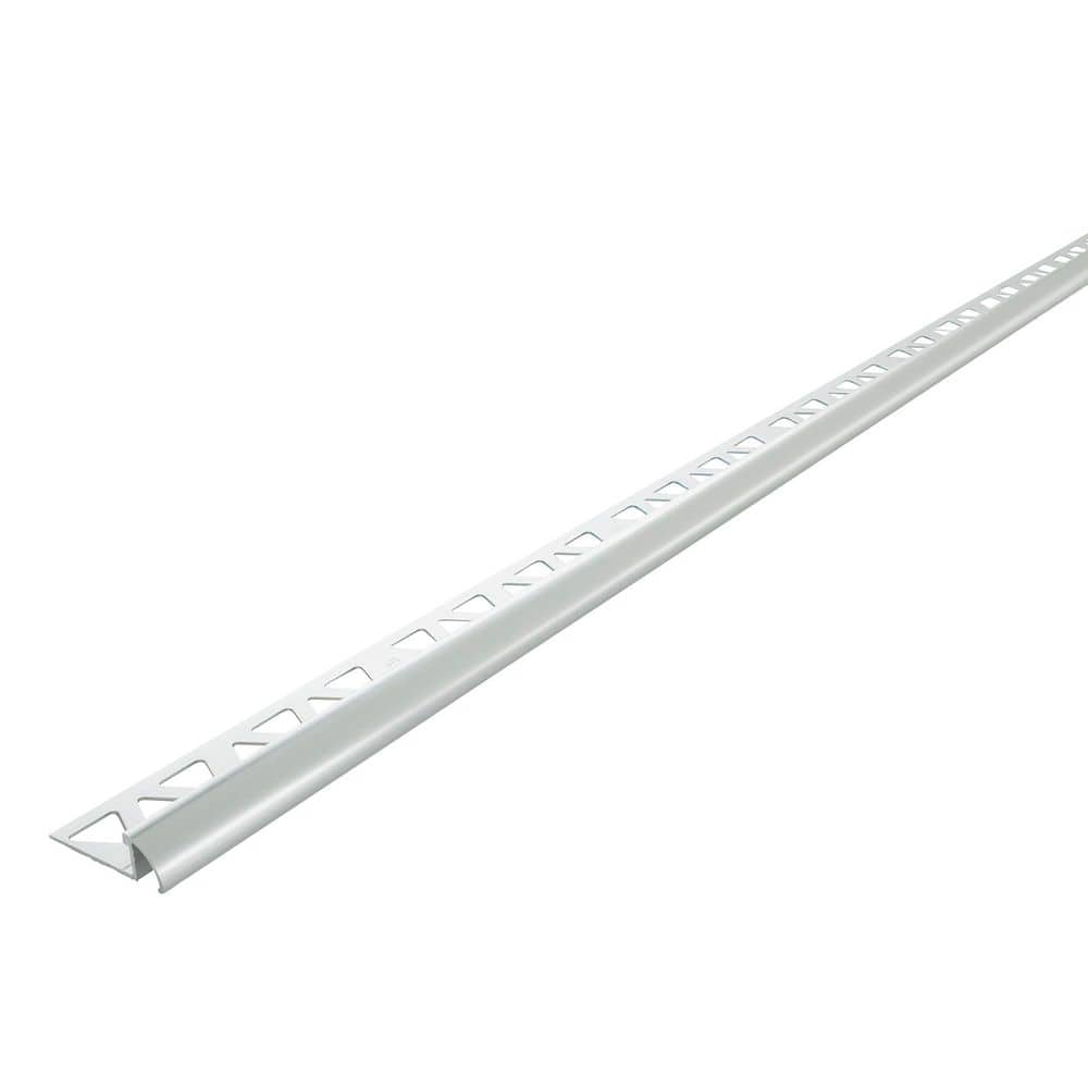 Satin Clear Anodized 1.44 in. W x 96 in. L Aluminum 3/8 in. Bullnose Trim price history on PriceWatchPro