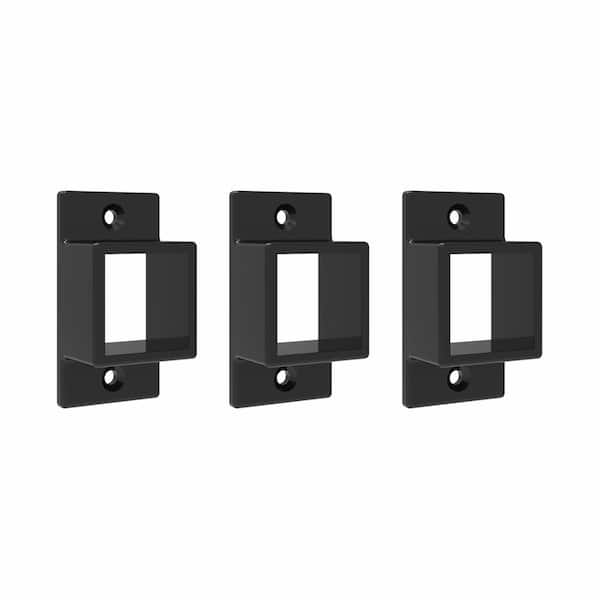 5/8 in. Metal Wall Mount Fence Brackets (3-Pack)