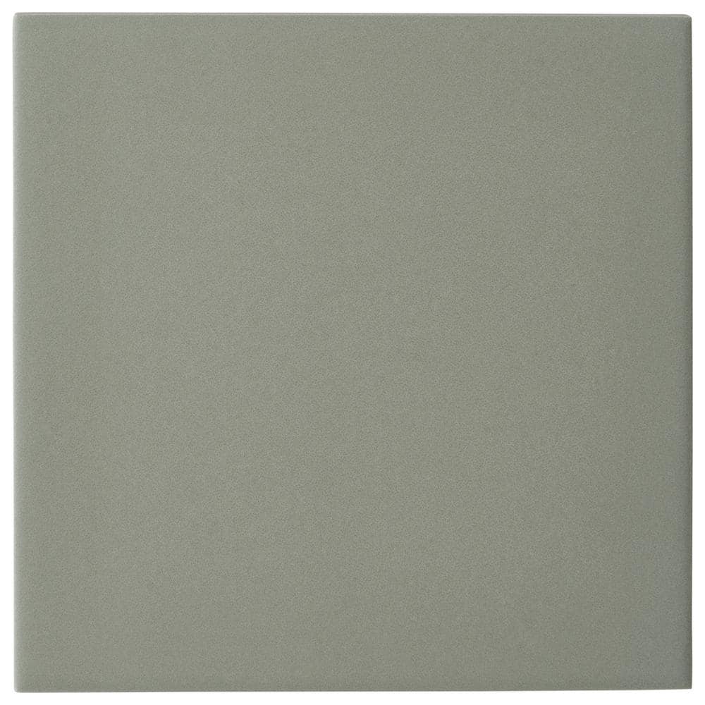 Sage Green Matte Porcelain 5x5 Wall Tile