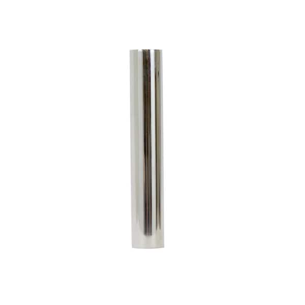 Nearly Natural 12 in. Cylinder Chrome Vase