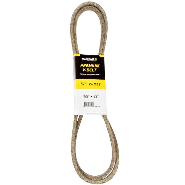 MaxPower 1/2 in. x 82 in. Premium V-Belt 347525 - The Home Depot