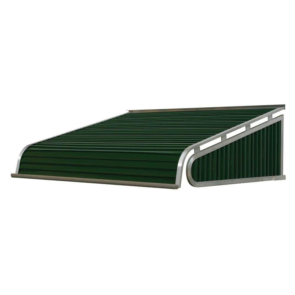 3 ft. 1500 Series Door Canopy Aluminum Fixed Awning (12 in. H x 42 in. D) in Evergreen price history on PriceWatchPro