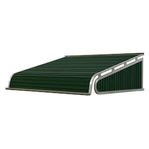 3 ft. 1500 Series Door Canopy Aluminum Fixed Awning (12 in. H x 42 in. D) in Evergreen