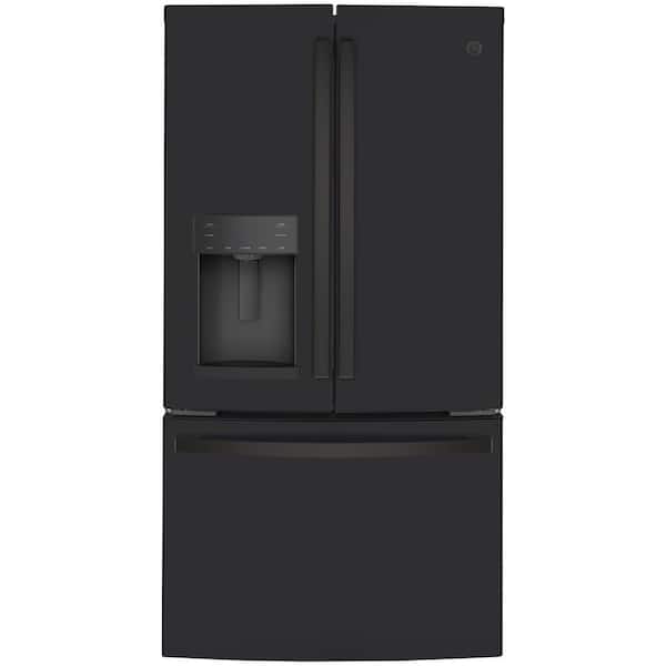 GE 22.1 cu. ft. French Door Refrigerator in Black Slate, Fingerprint Resistant, Counter Depth and ENERGY STAR