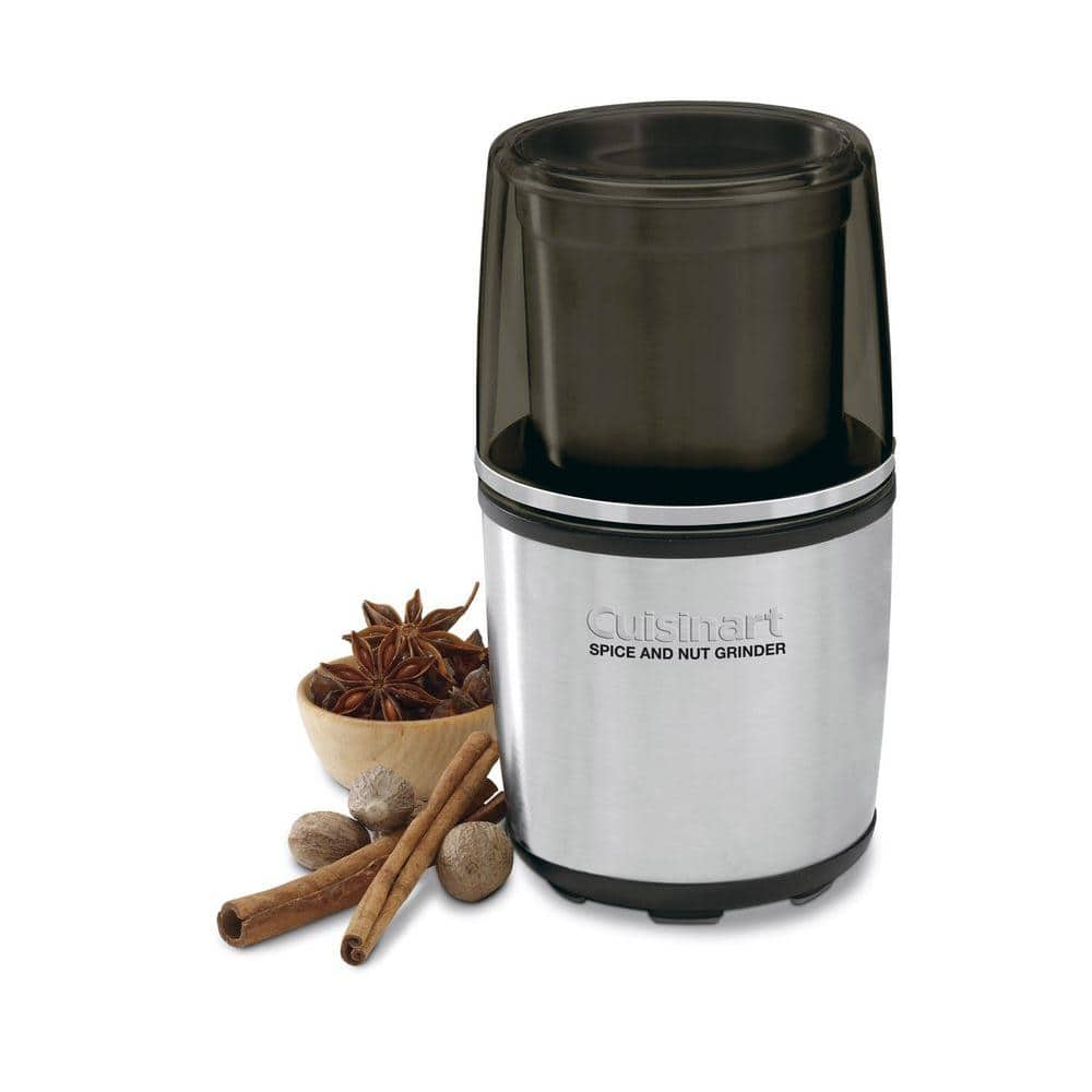 Stainless Steel Electric Spice and Nut Grinder with Safety Lock