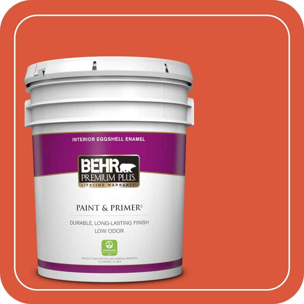 5 gal. Home Decorators Collection #HDC-MD-10G Mod Orange Eggshell Enamel Low Odor Interior Paint & Primer price history on PriceWatchPro
