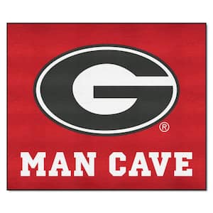 University of Georgia Red Man Cave 5 ft. x 6 ft. Area Rug