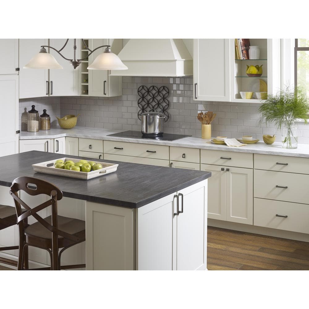 Blackrock 6-5/16 in. (160mm) Modern Gunmetal Arch Cabinet Pull