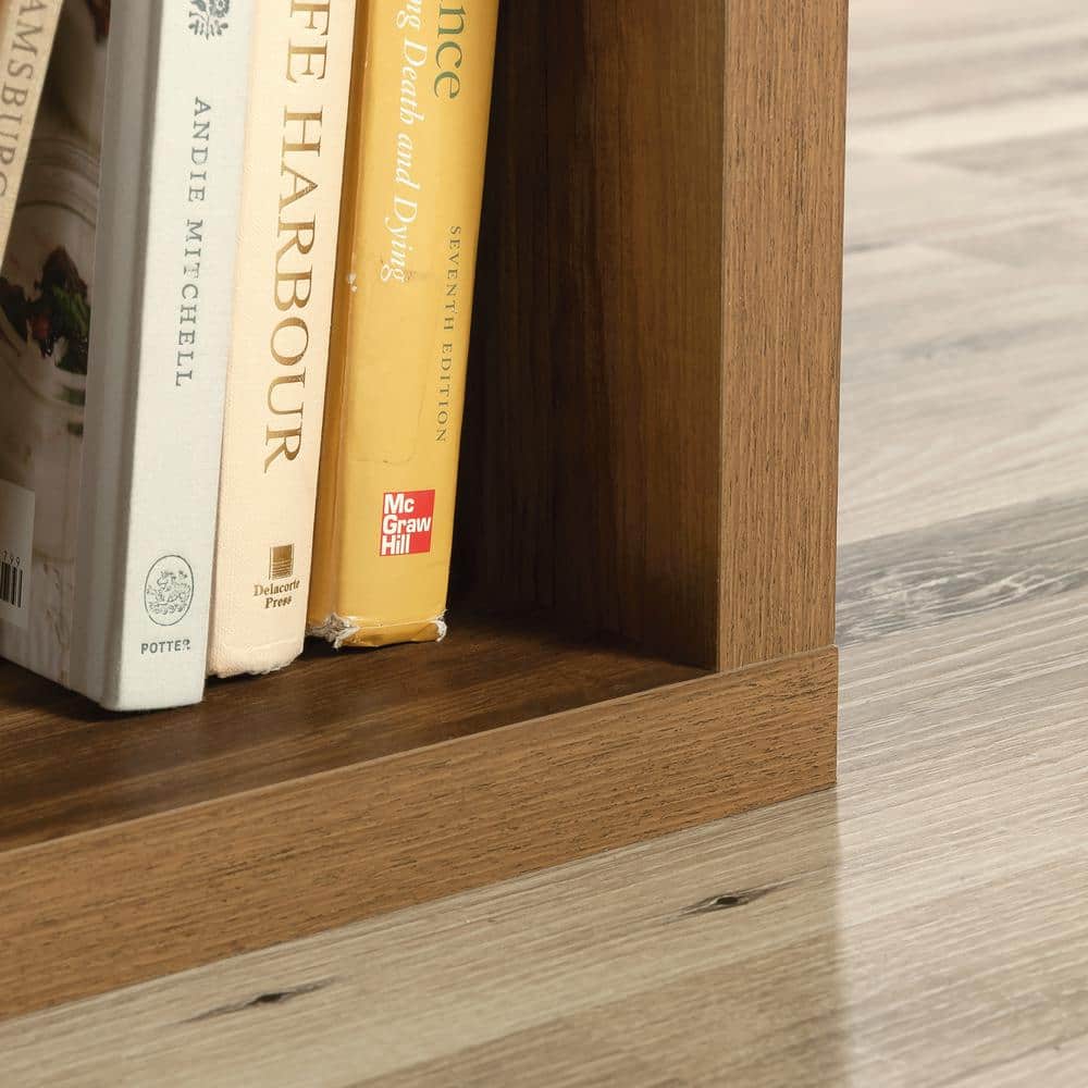 43.819" 9 Cube Organizer Storage Cube Rural Pine - Sauder: Laminated MDF, Adjustable Shelves
