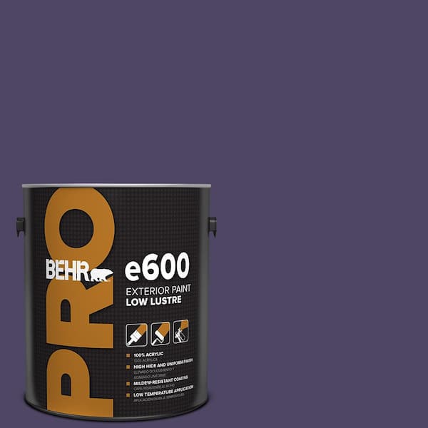 BEHR PRO 1 gal. #S-H-650 Berry Charm Low Luster Exterior Paint PR62301 ...