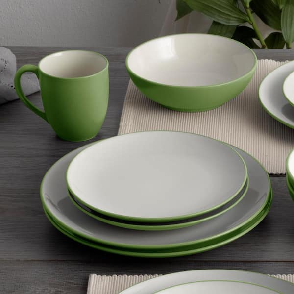 Noritake Colorwave Apple 16-Piece Coupe (Green) Stoneware