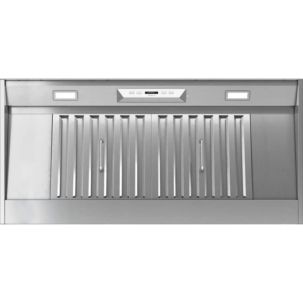 Monsoon I 42 in. 650 CFM Insert Mount Range Hood with LED Light in Stainless Steel
