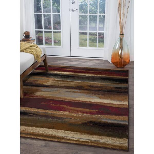 Festival Multi 5 ft. x 7 ft. Contemporary Area Rug