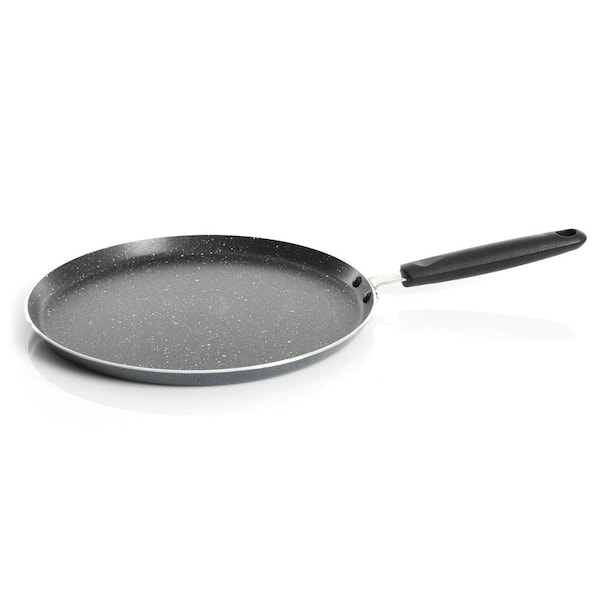 Oster Pallermo 11 in. x 11 in. Black Aluminum Nonstick Griddle/Skillet