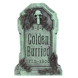 28.5 in. Colden Buried Halloween Tombstone Yard Decor