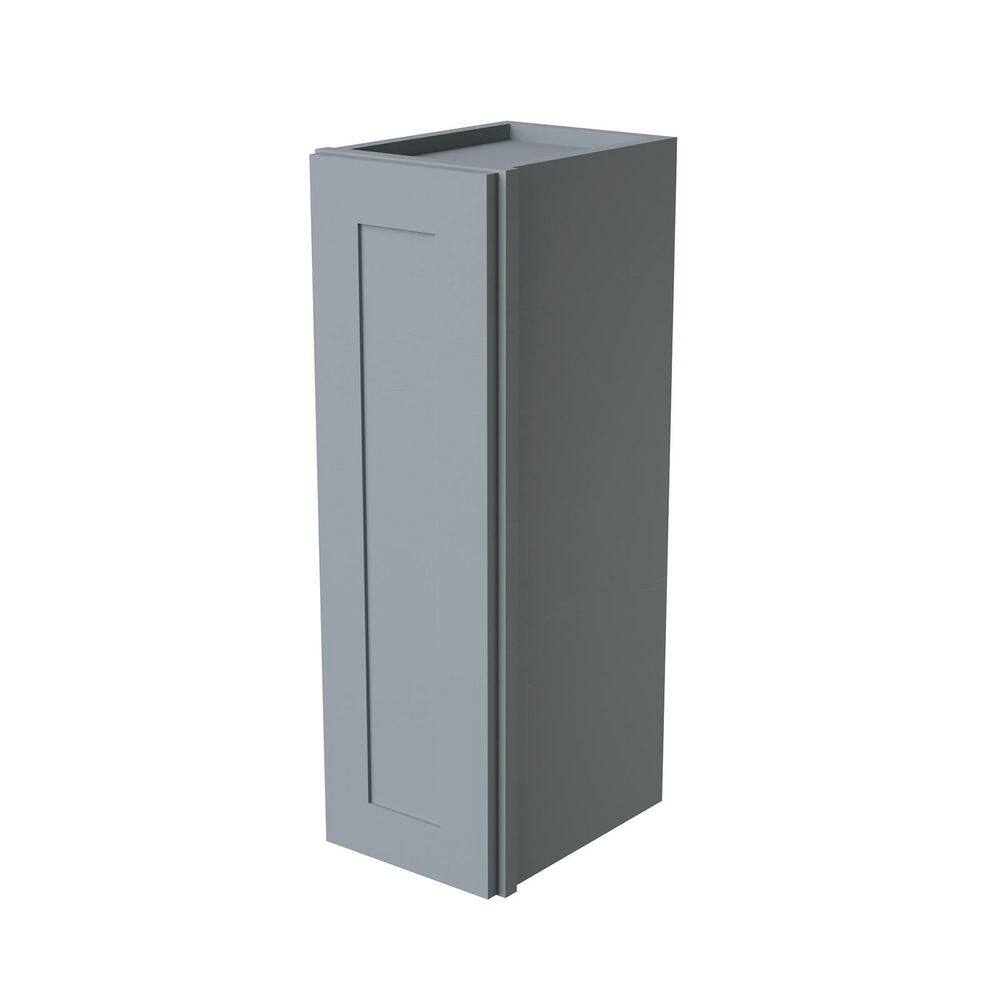 15-inch W x 12-inch D x 30-inch H Plywood Ready to Assemble Single Door Wall Kitchen Cabinet in Gray with Soft Close price history on PriceWatchPro