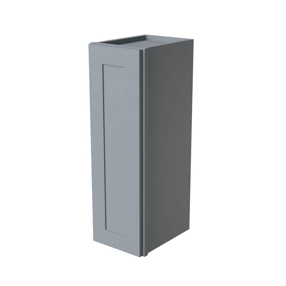 21-inch W x 12-inch D x 30-inch H Plywood Ready to Assemble Single Door Wall Kitchen Cabinet in Gray with Soft Close price history on PriceWatchPro