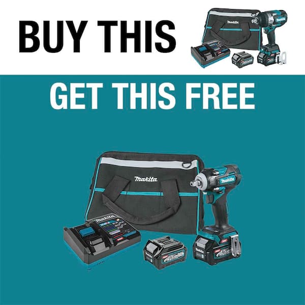 Makita 40V Max XGT Brushless Cordless 4-Speed High-Torque 3/4 in