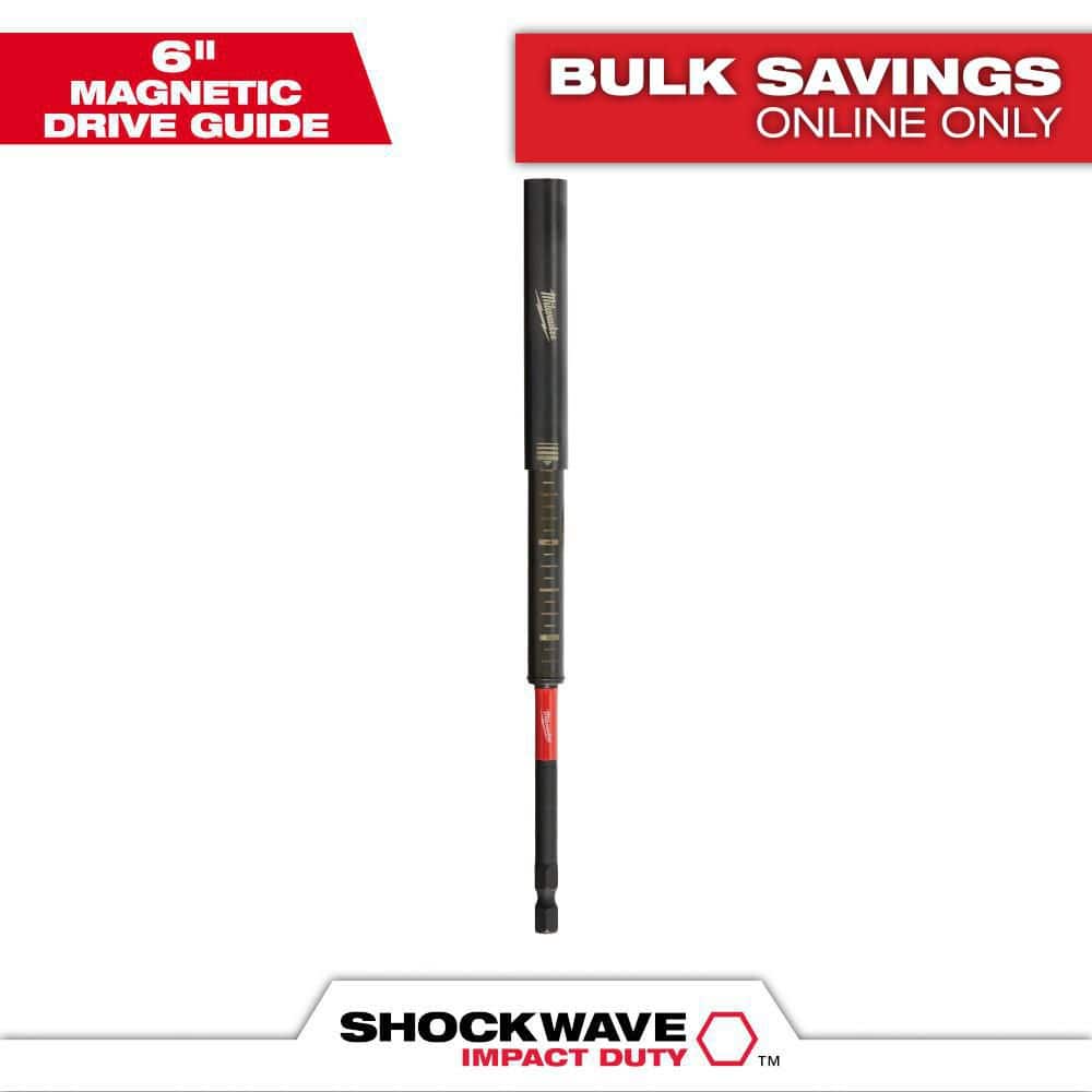 Milwaukee SHOCKWAVE Impact Duty 6 in. Magnetic Drive Guide 48-32