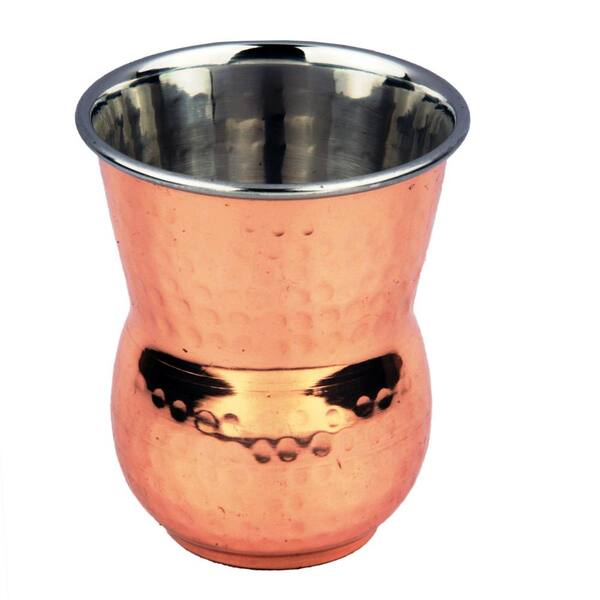 Unbranded Hammered Copper Bottega Double Lined Tumbler