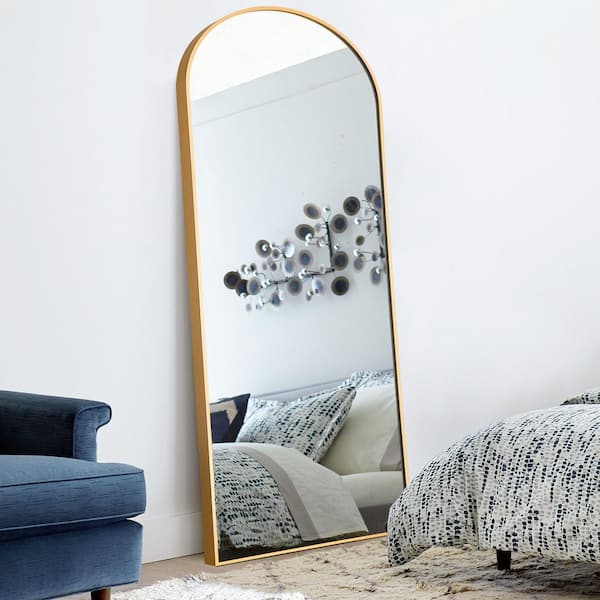 Neutype 30 in x 70 in Black Modern Floor Mirror, Size: 70 x 30