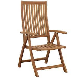 Heritage Teak 5 Position Arm Chair Natural Finish
